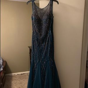 prom or floor length fancy dress